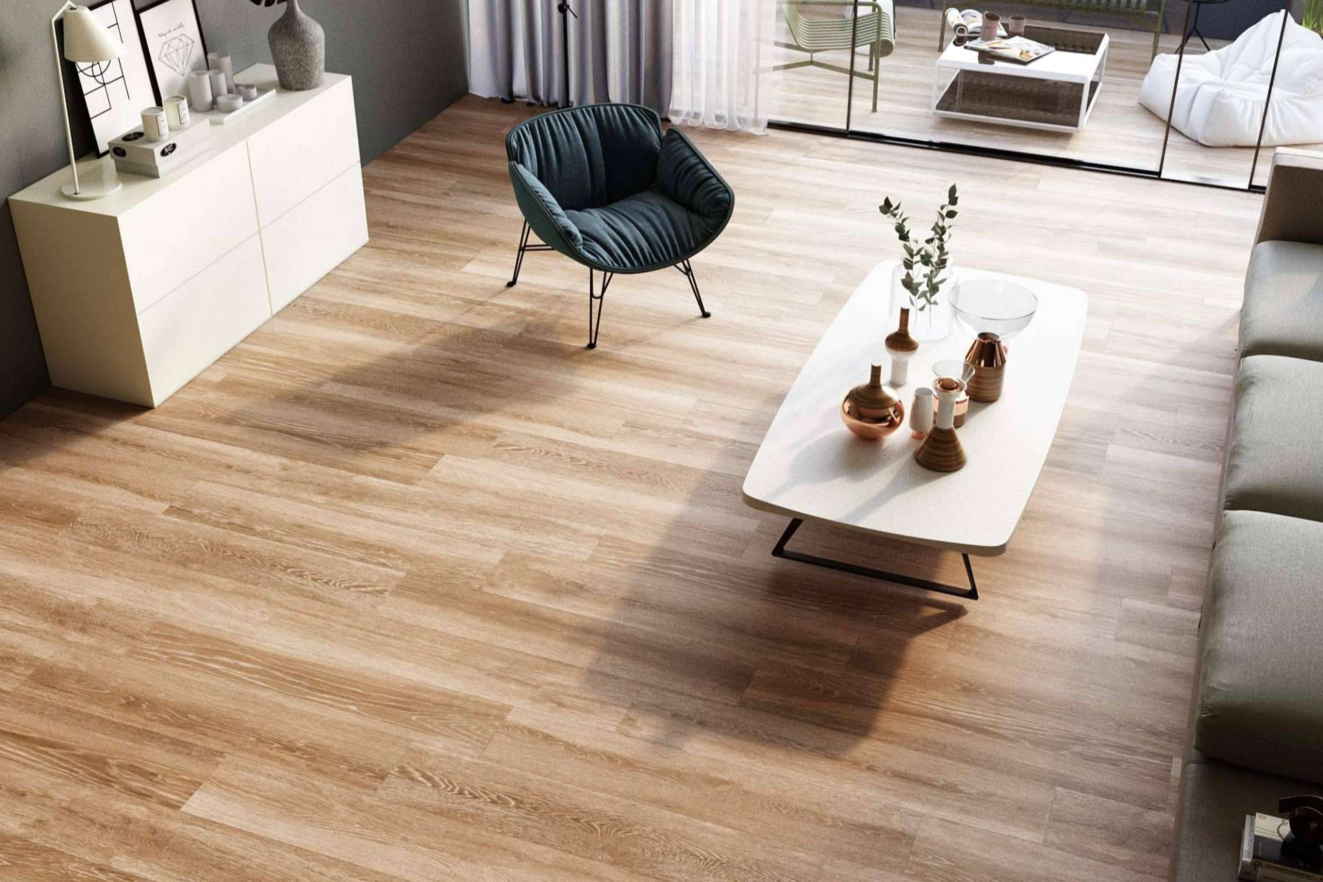 El secreto de los diseñadores; Suelo porcelánico que parece madera (y dura para siempre)