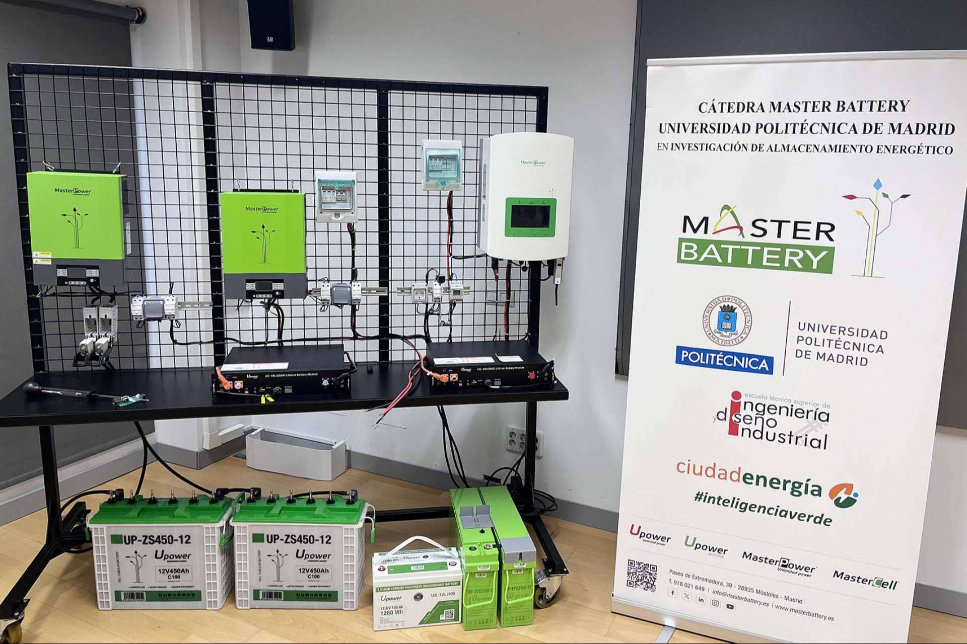 MASTER BATTERY aporta baterías a la Universidad Politécnica de Madrid para su Cátedra en investigación