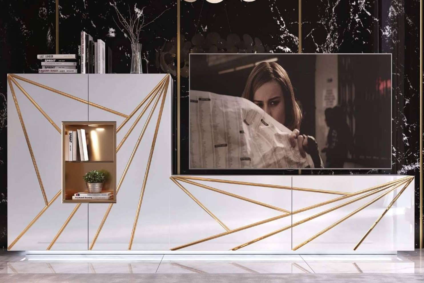 Muebles La Factoría presenta su colección de salones lacados para espacios modernos