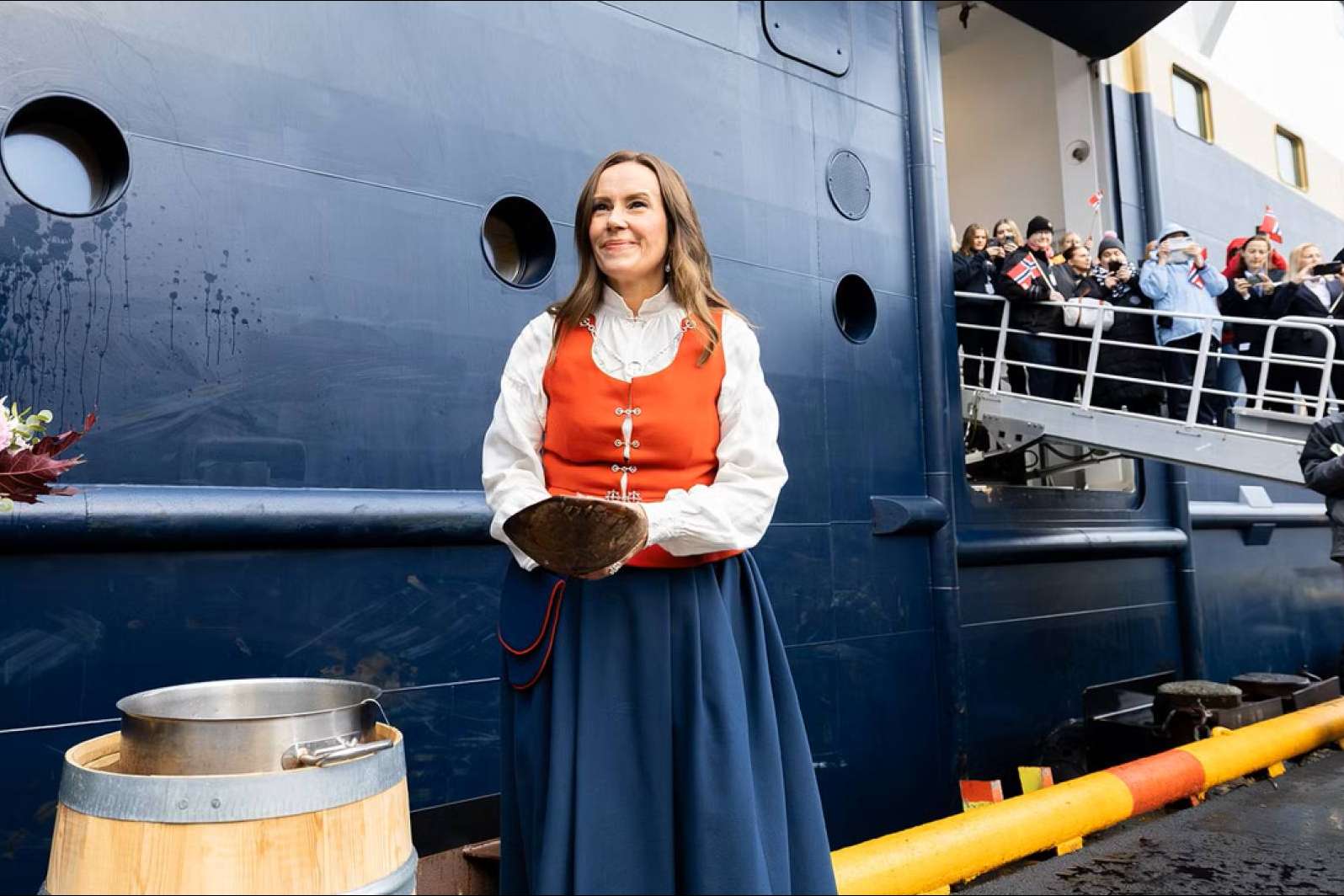 Inauguración del Havila Polaris en Hammerfest