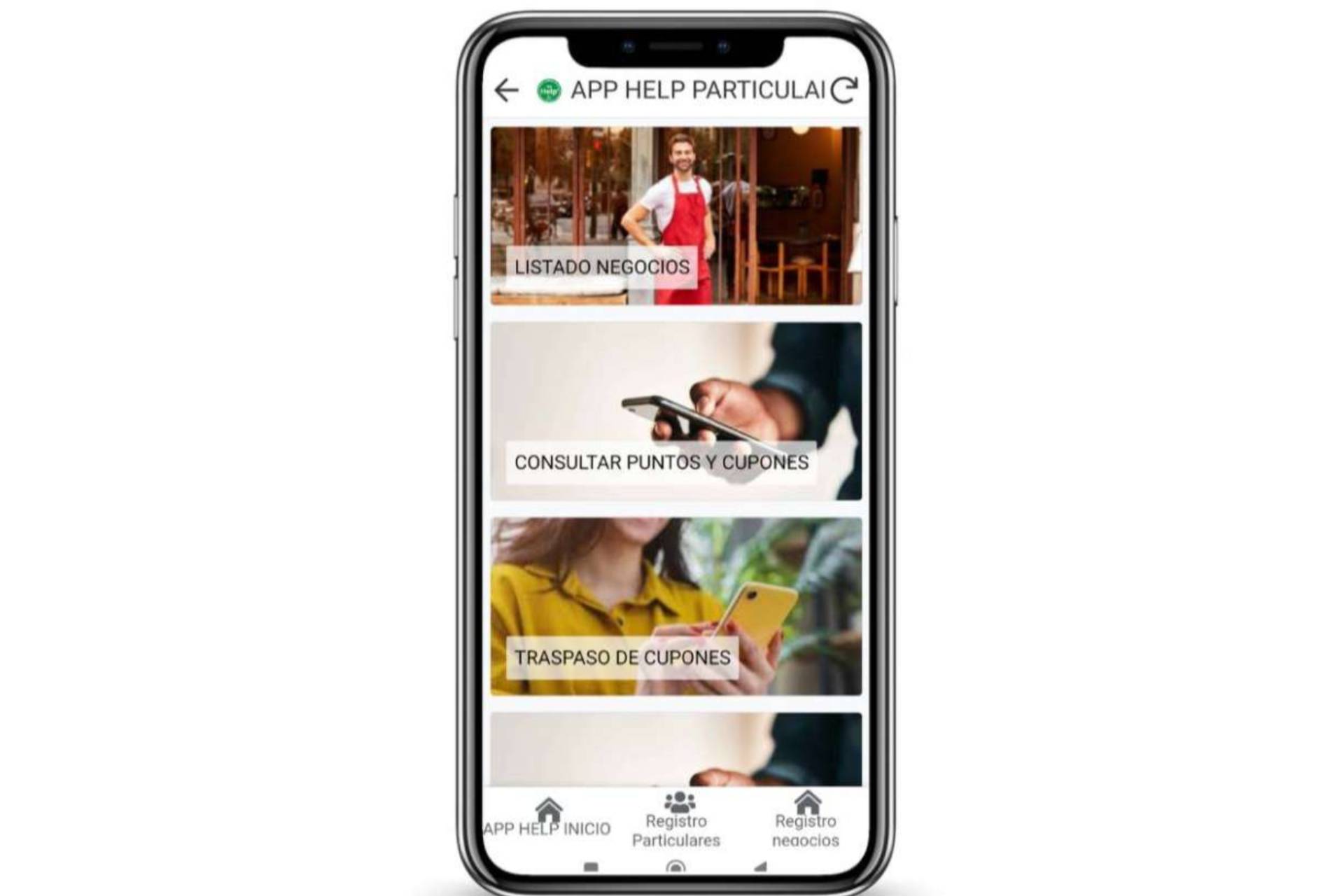APP HELP promueve la fidelización ofreciendo puntos y cupones en comercios locales