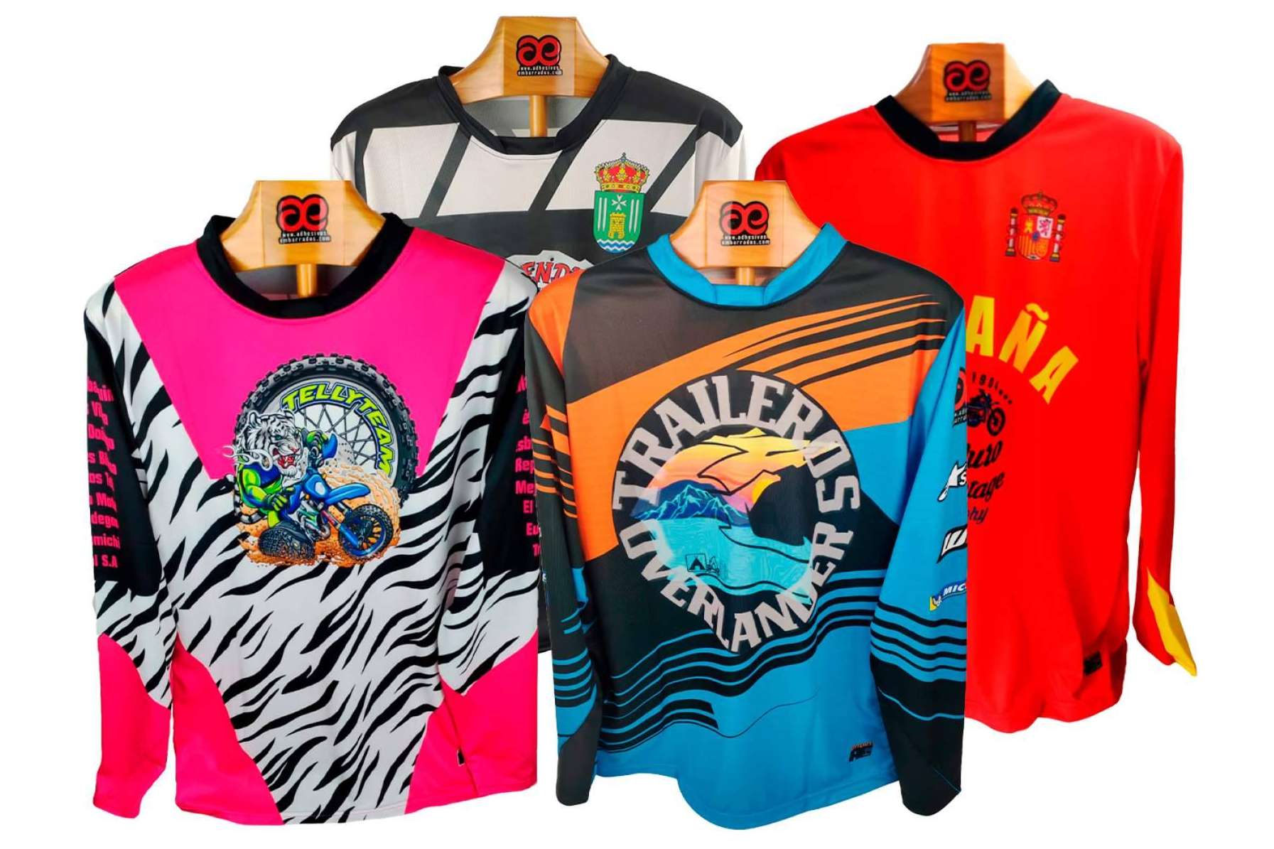 Estilo, técnica y personalización, así es la propuesta de camiseta motocross de ADHESIVOSEMBARRADOS