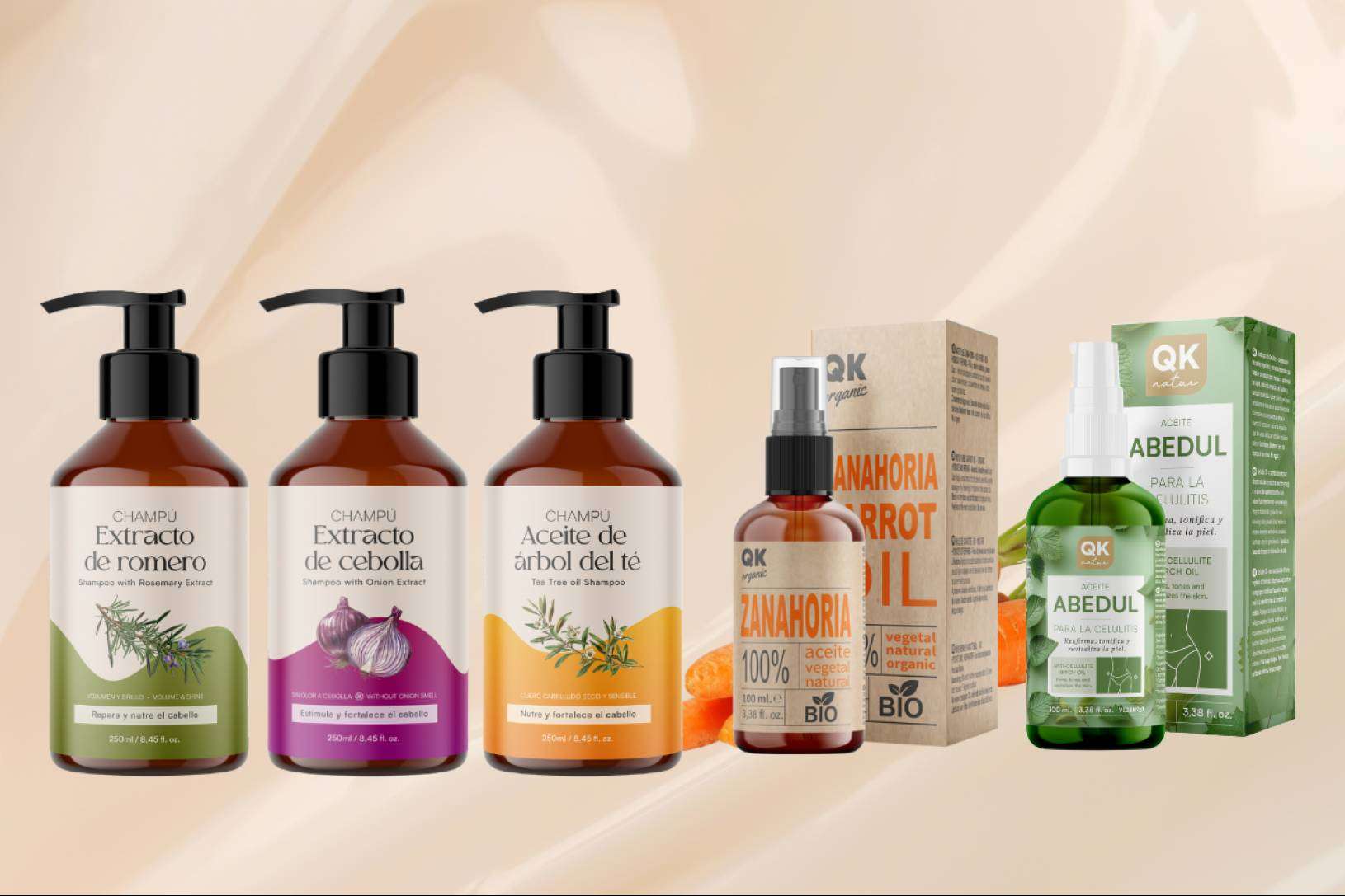 QKnatur explora las propiedades de sus productos naturales para una belleza consciente