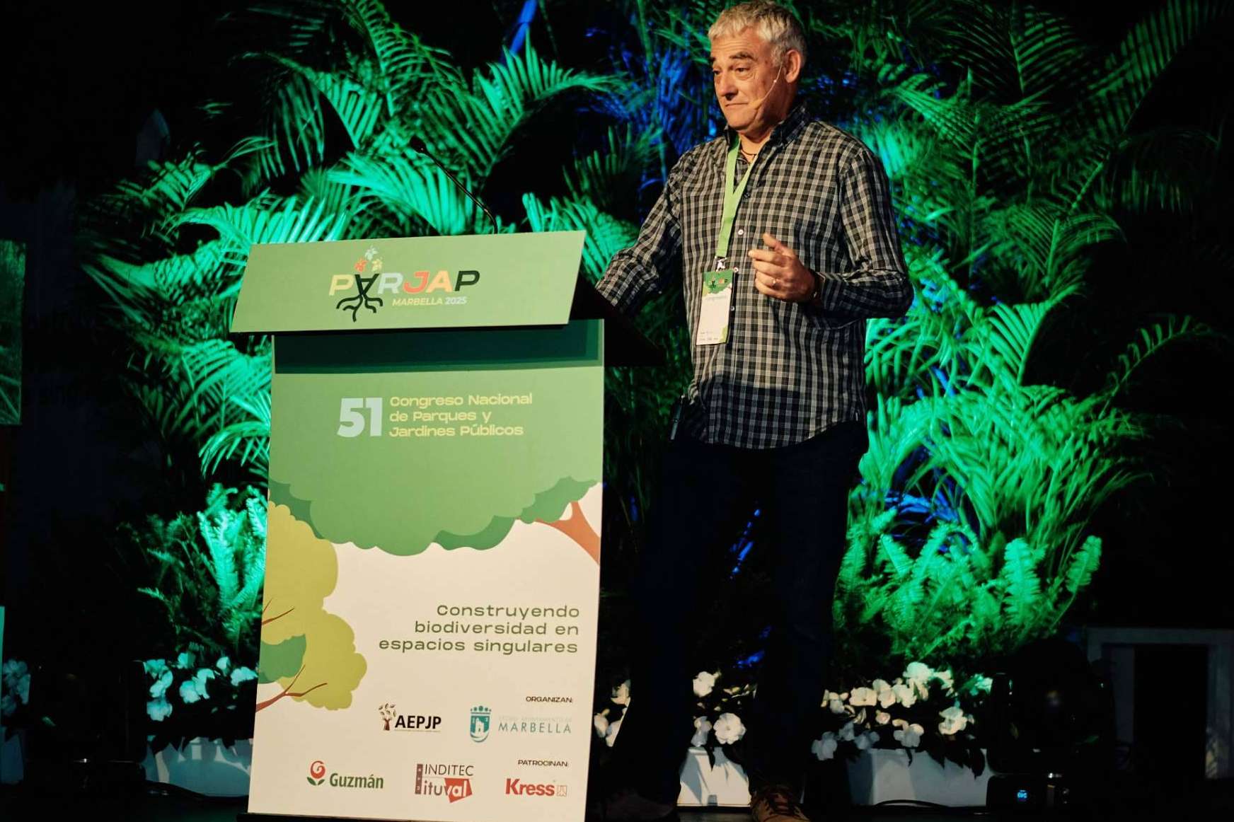 Gerard Passola presenta los beneficios del Plan Director de Arbolado en el 51º Congreso Nacional PARJAP