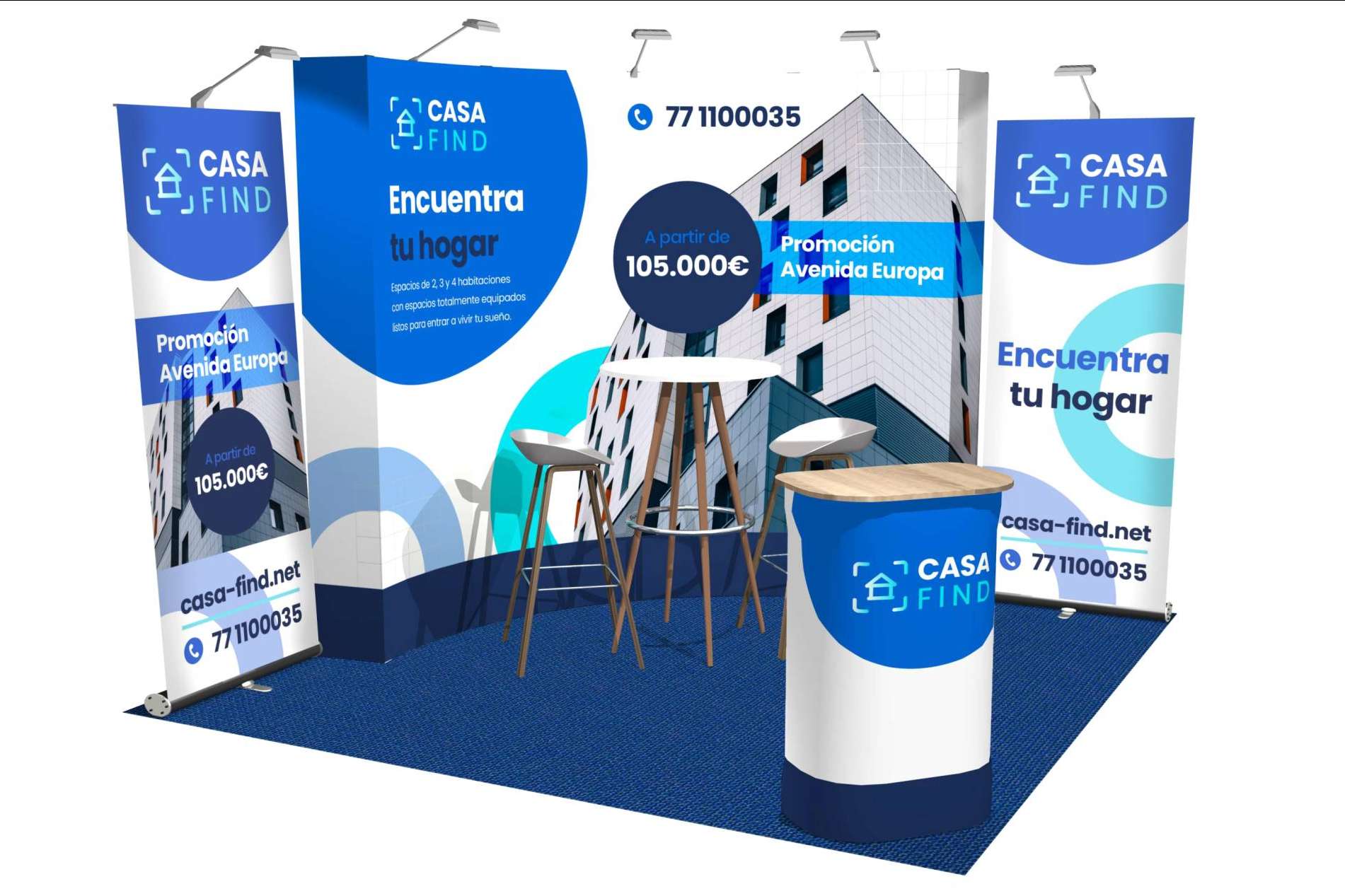 Olika Stands apuesta por el diseño de stands sostenibles con soluciones automontables y personalizables