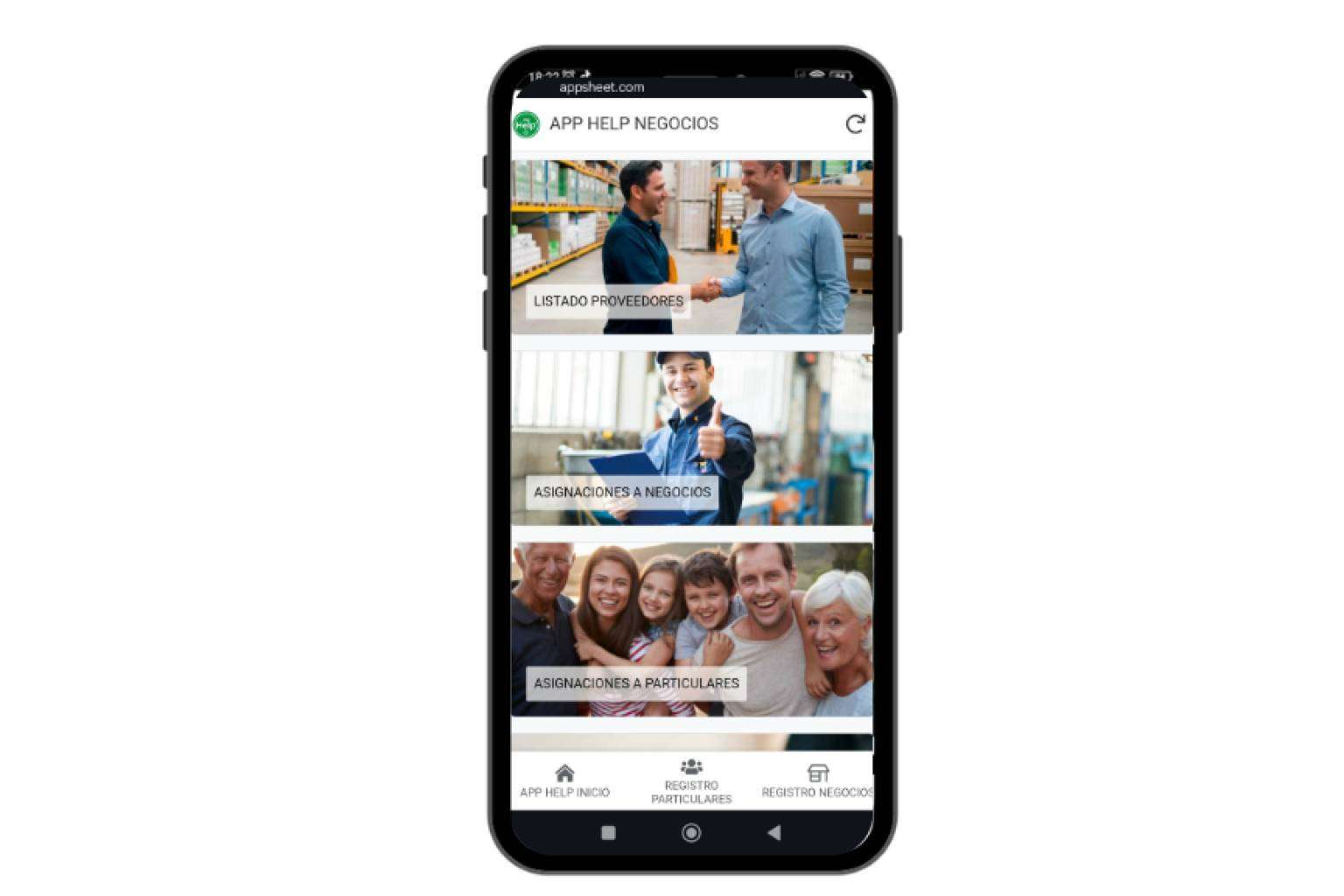APP HELP impulsa a particulares, empresas y negocios adheridos con visibilidad gratuita en redes sociales