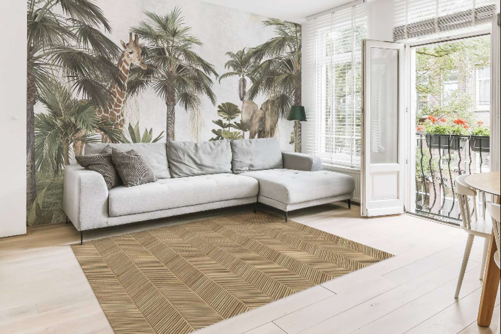 Personalización total con los diseños a medida de alfombras vinílicas y papel pintado de Printodecor