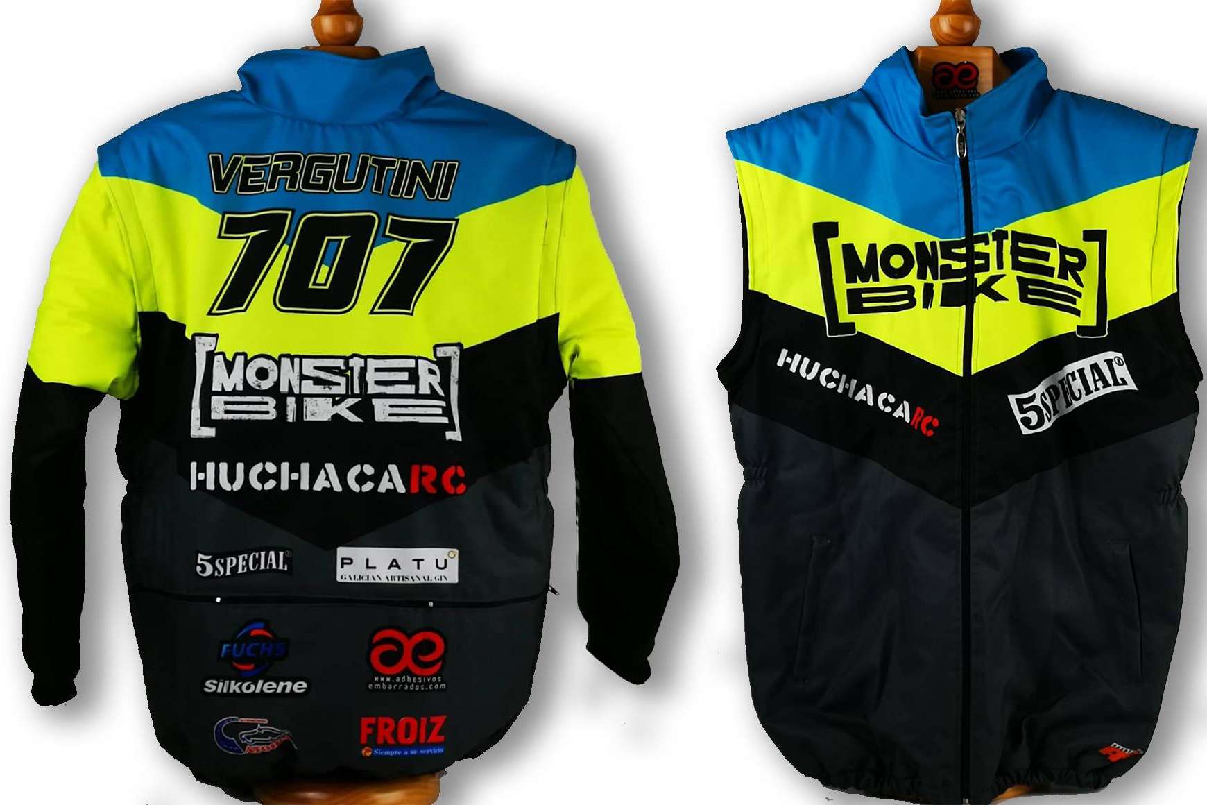 La tienda gallega ADHESIVOSEMBARRADOS ofrece ropa y adhesivos personalizados para motocross, enduro y quad