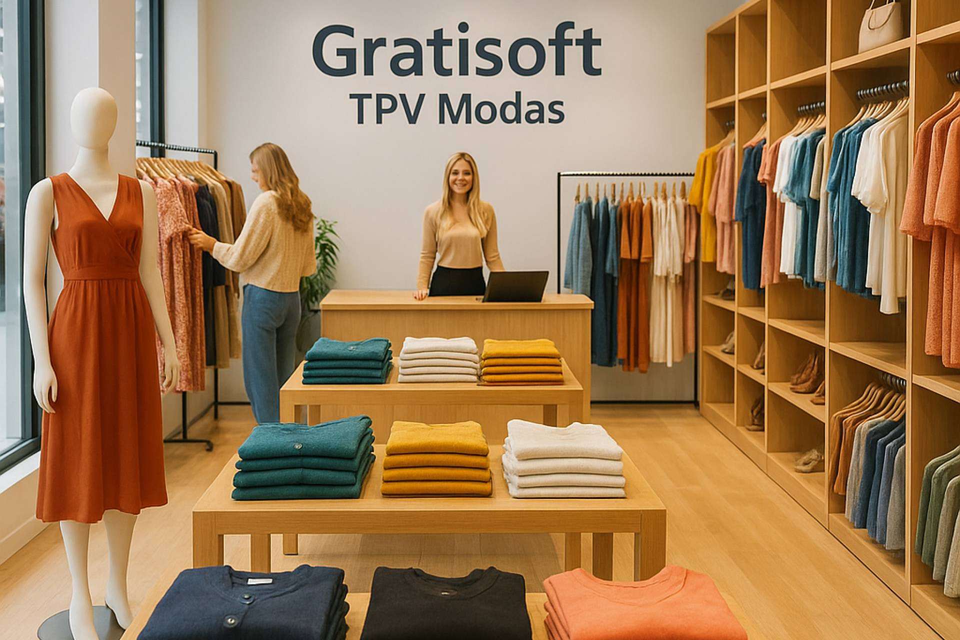 Gestión personalizada en comercios de ropa con TPV Modas, de Gratisoft