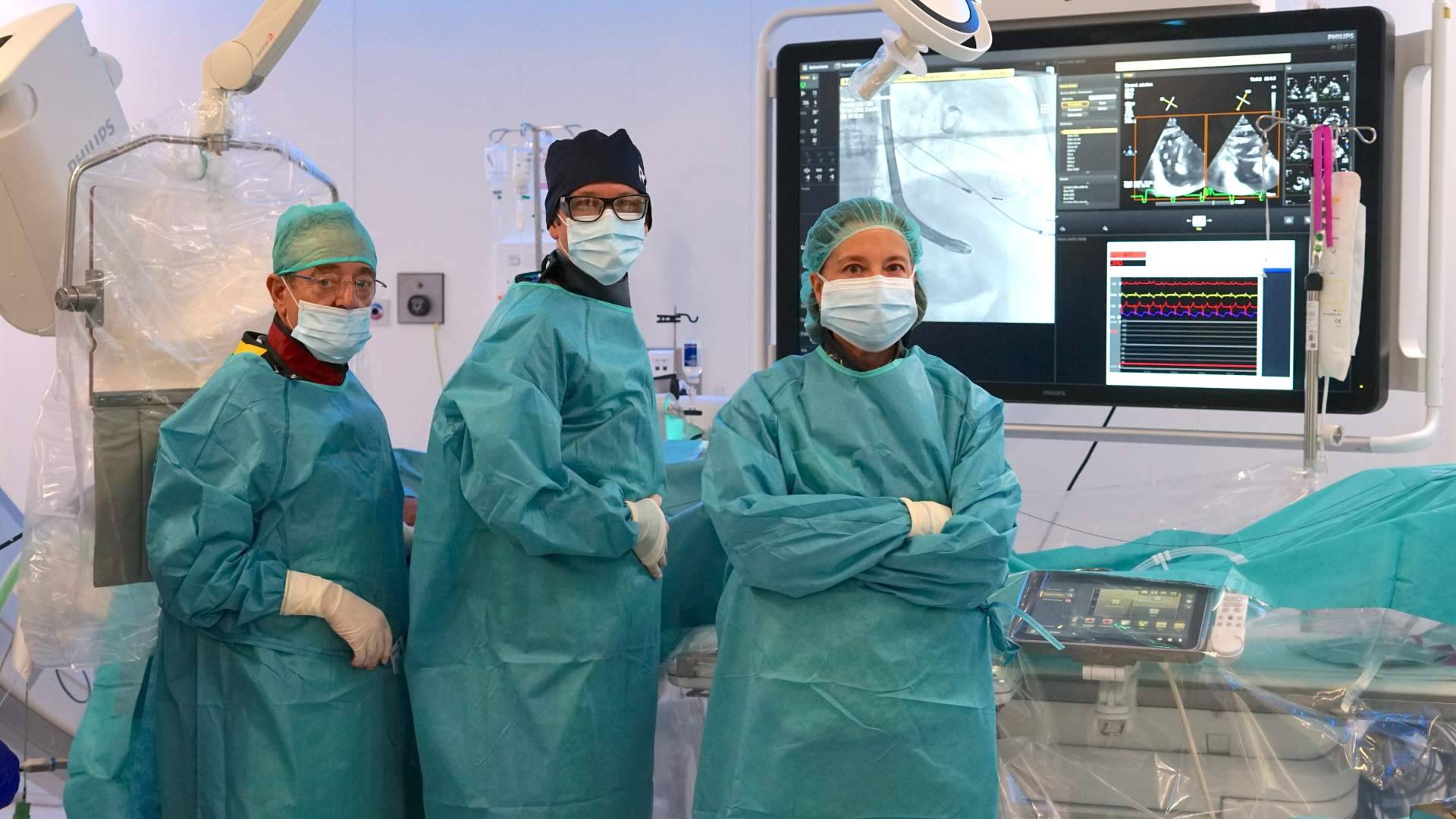 El Hospital Ruber Internacional realiza un complejo procedimiento de reemplazo de válvula tricúspide