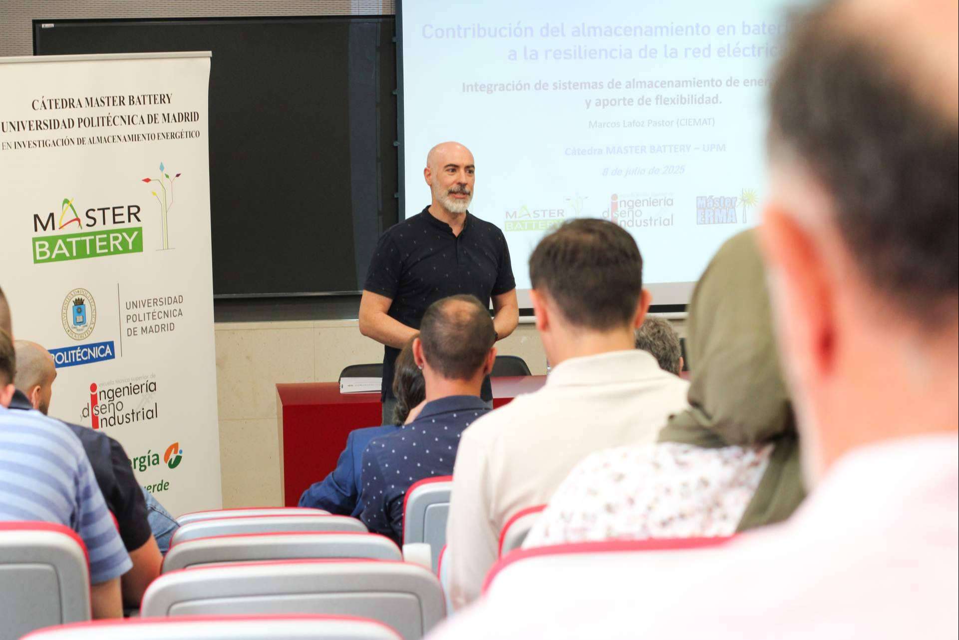 La I Jornada de la Cátedra Master Battery-UPM aborda los retos del almacenamiento energético con BESS
