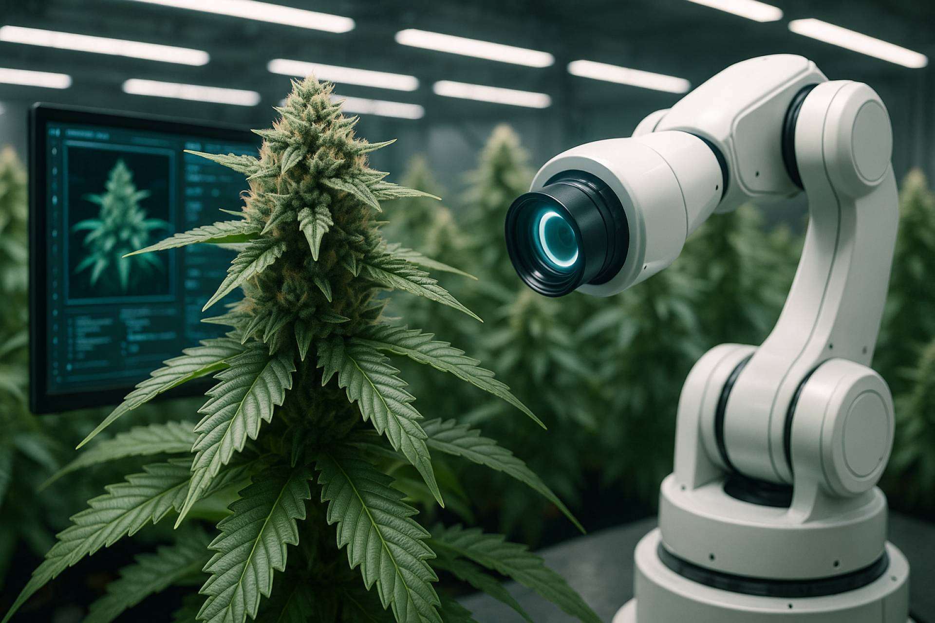 Cannabis e inteligencia artificial; la revolución del cultivo inteligente en 2025