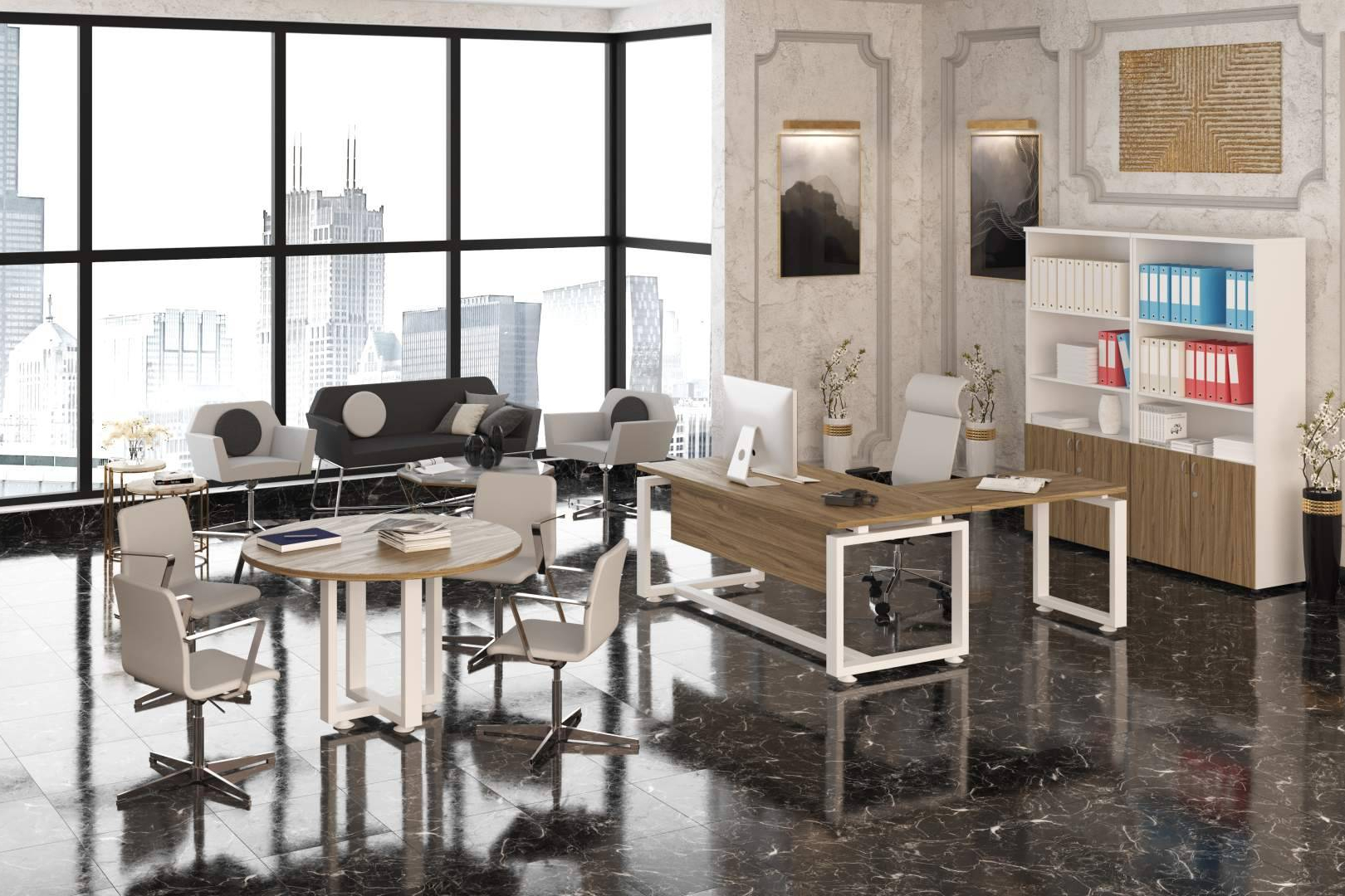 Mobiliario de oficina funcional y bien diseñado, la propuesta de OfficeDeco para mejorar la productividad