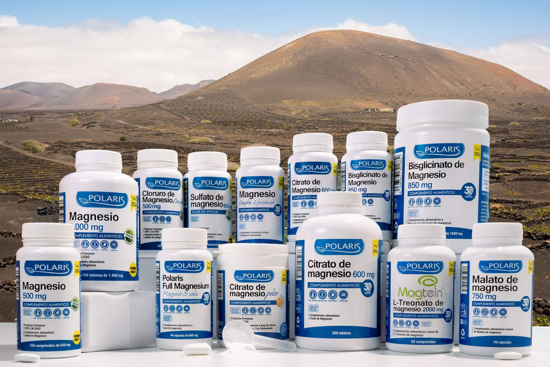 Polaris Formula concentra todos los tipos de magnesiosen una sola línea de productos