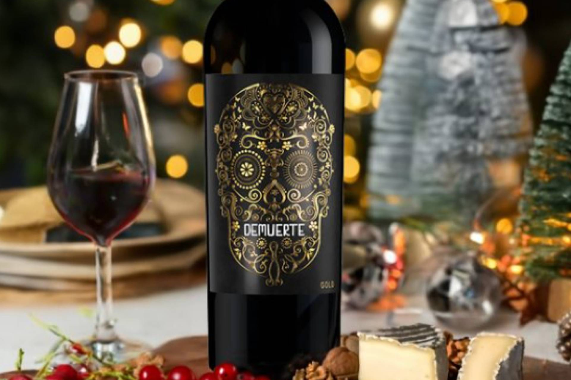 VINOS DEMUERTE para cenas navideñas; del tinto para asados al blanco para pescados
