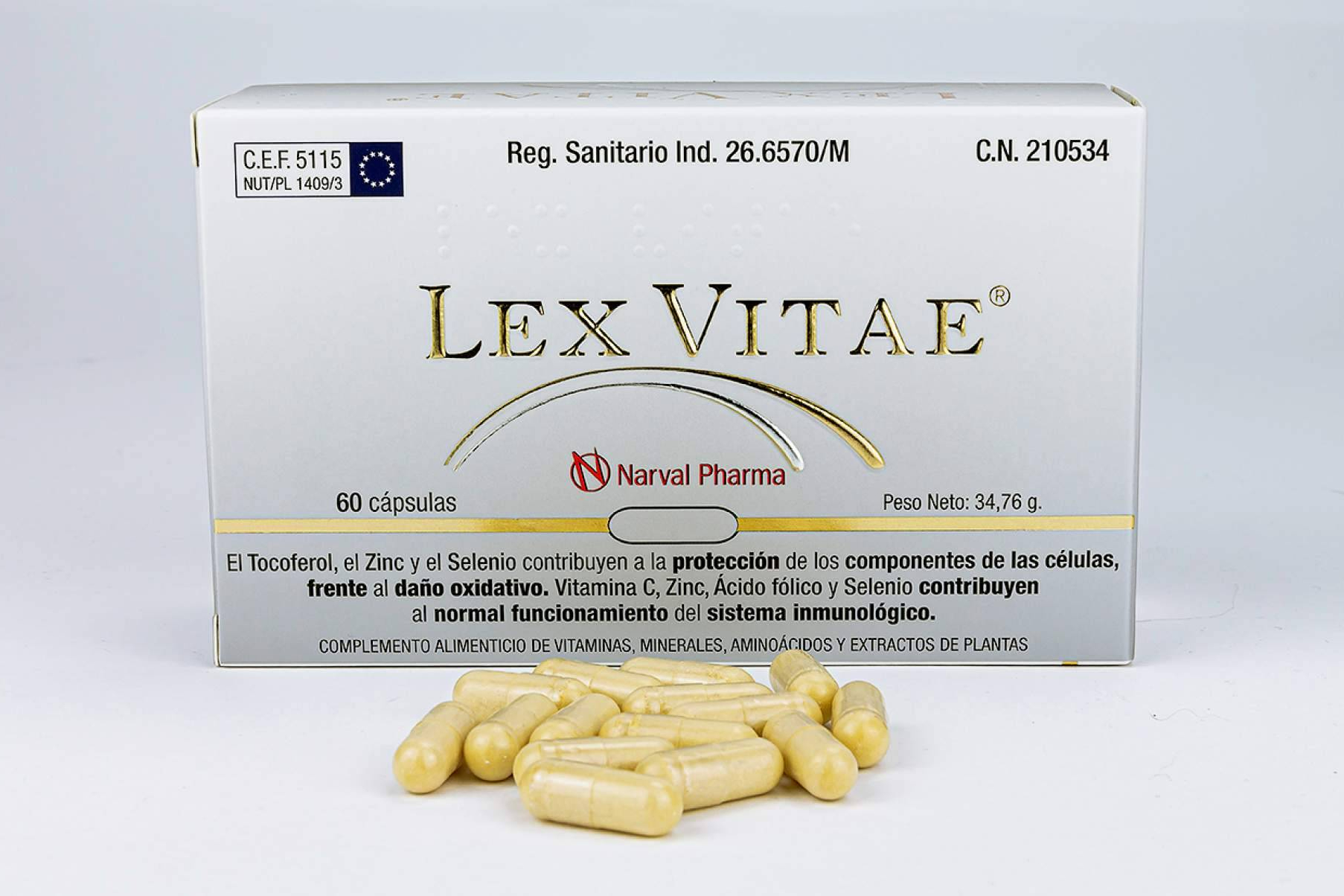 Lex Vitae combina glutatión, zinc y selenio en un antioxidante oral pensado para el día a día