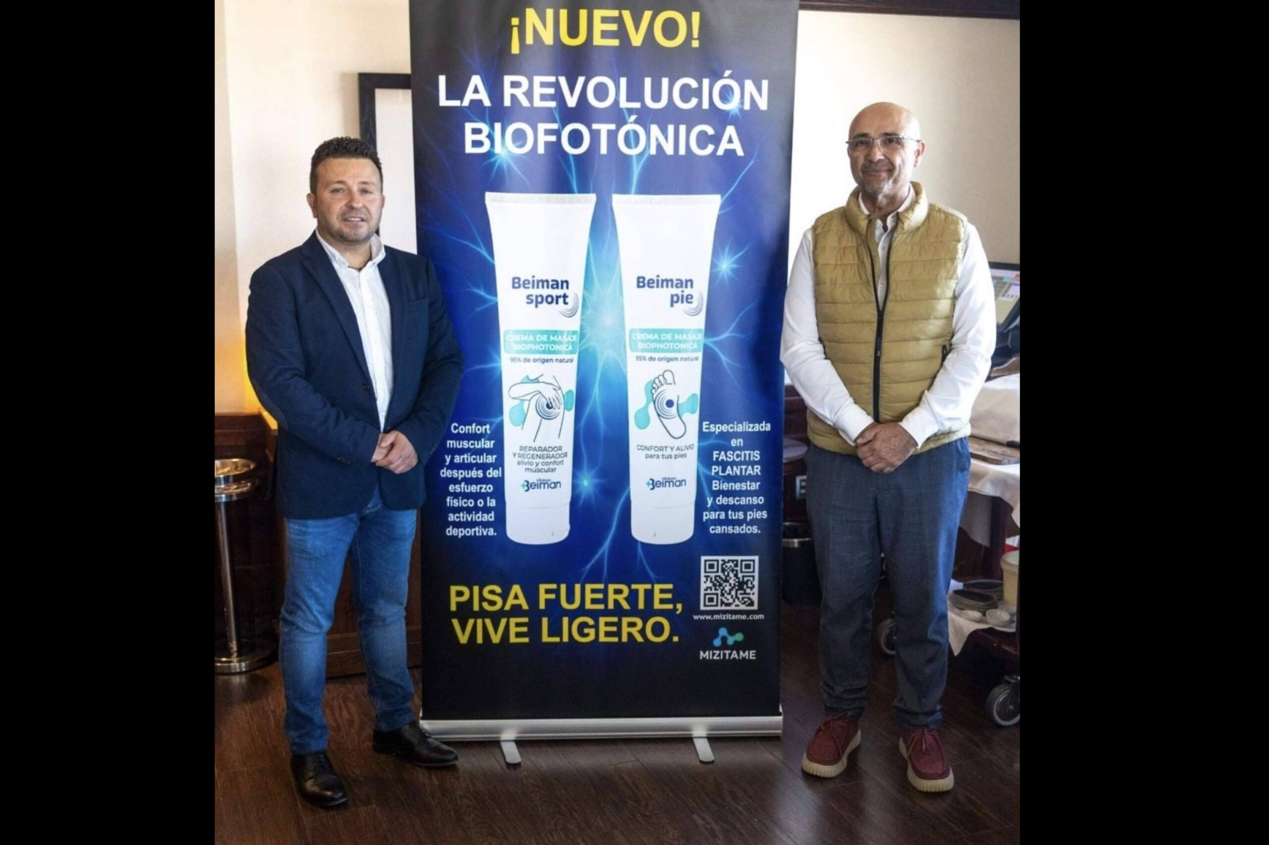 Mizitame y Grupo Beiman colaboran en el desarrollo de una crema innovadora para el alivio muscular