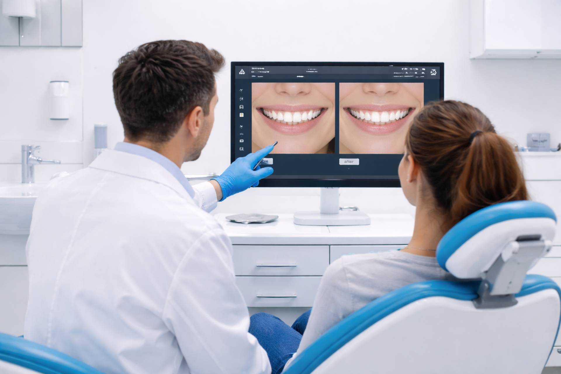 La inteligencia artificial y estética dental para visualizar la sonrisa antes del tratamiento