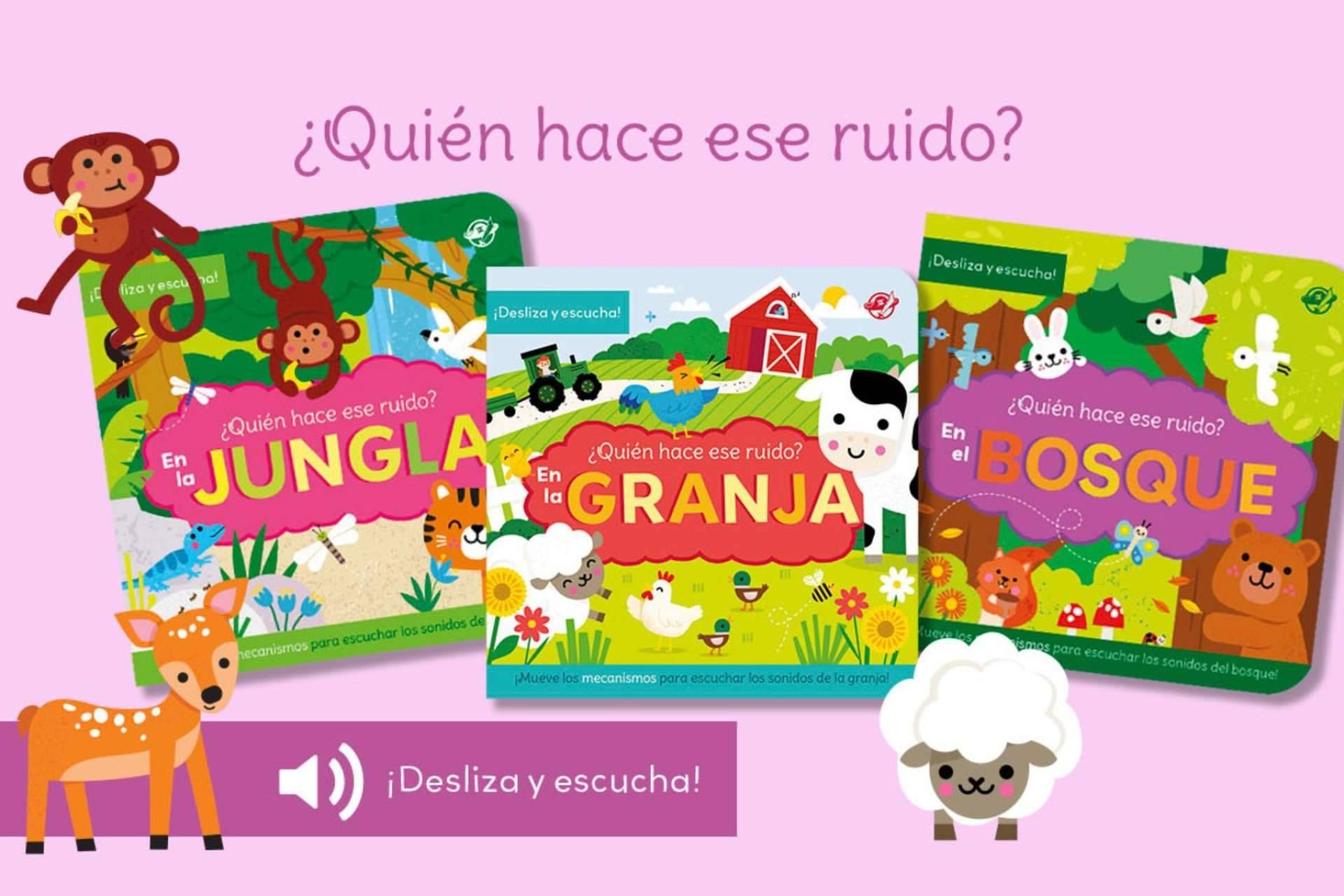 Escuchar, tocar y descubrir; libros sonoros para las primeras lecturas