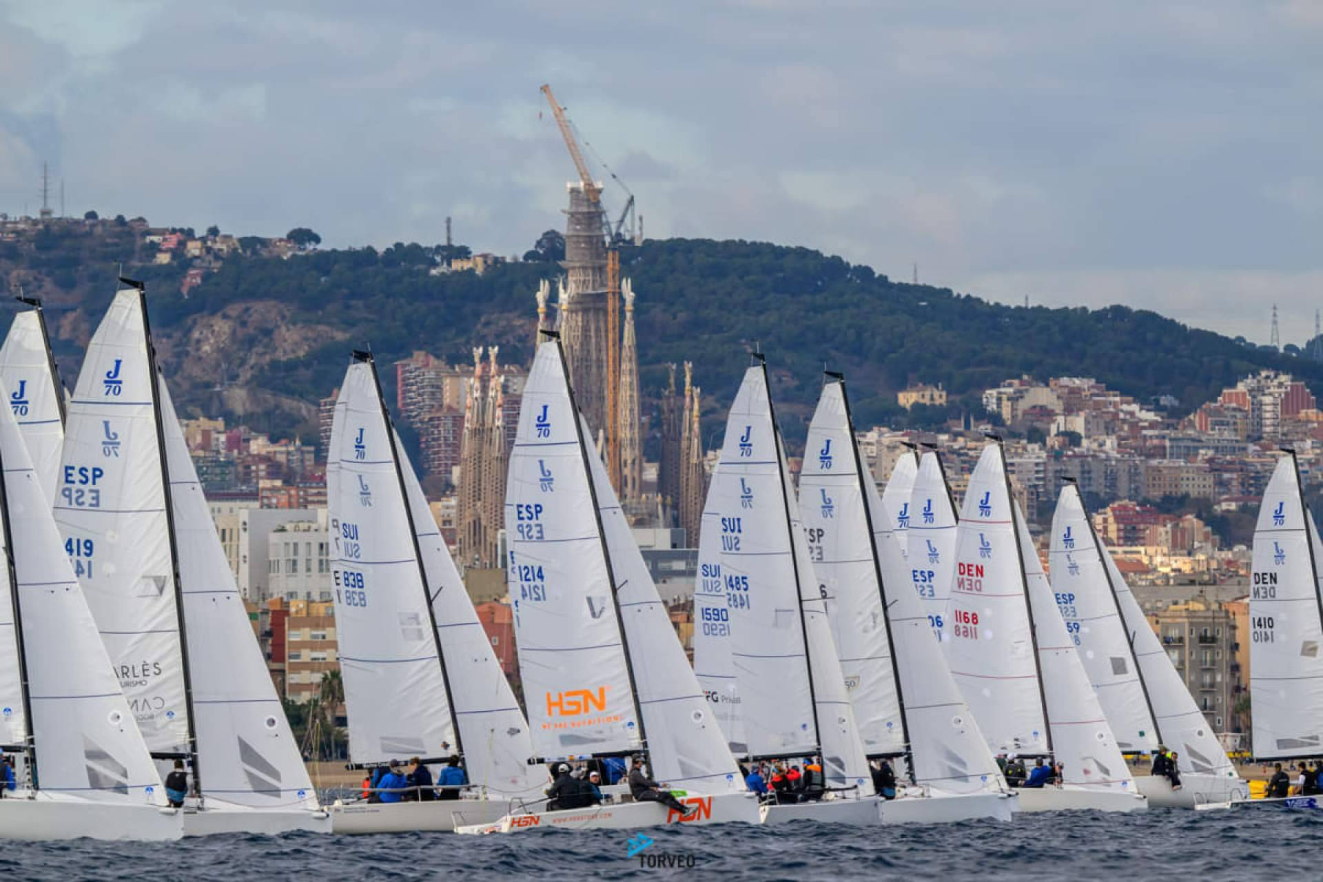 HSN Sailing Team arranca como líder antes del 6º evento de las Barcelona Winter Series de J70