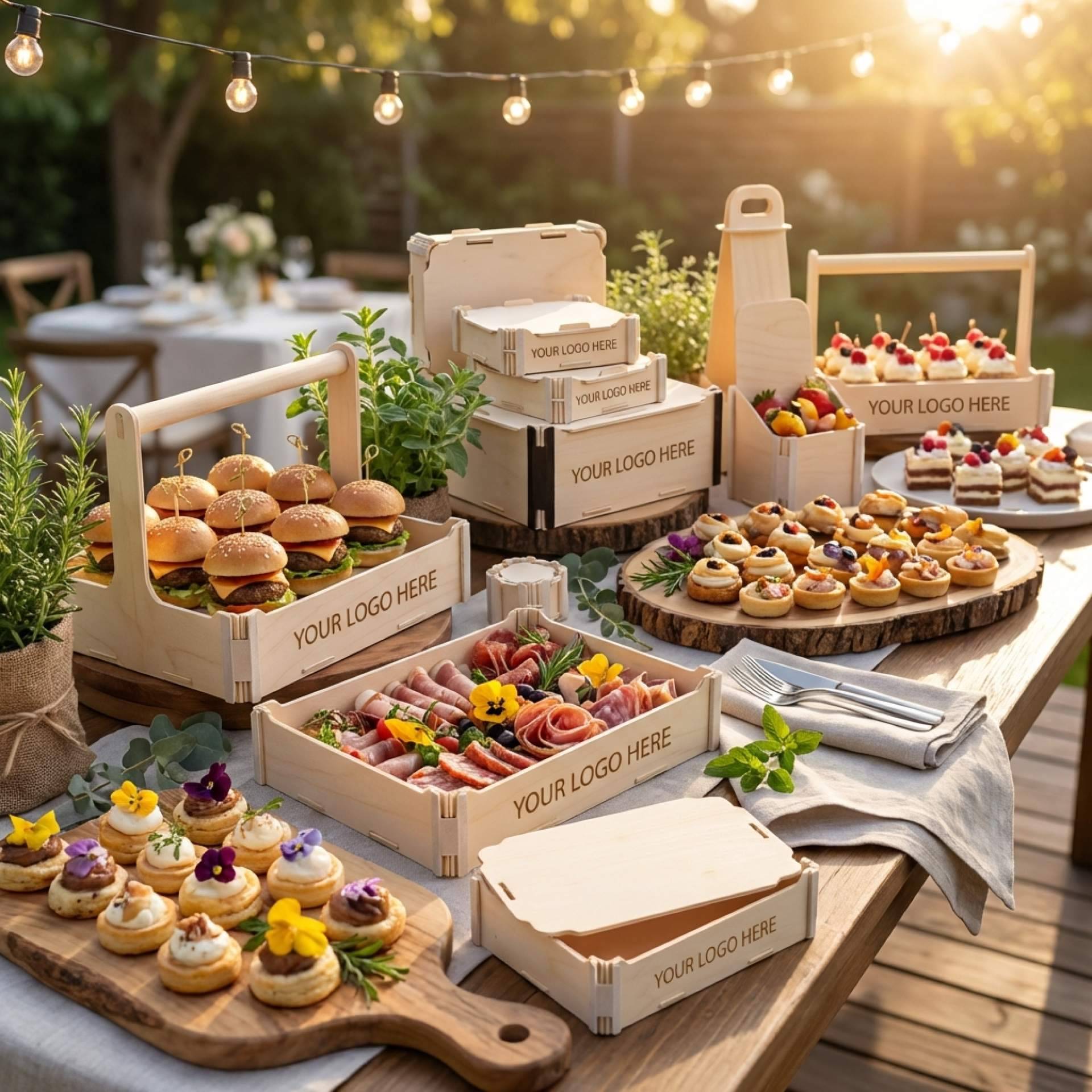 Montaje rápido y ahorro logístico con las cajas para catering y eventos desmontables de Sincla