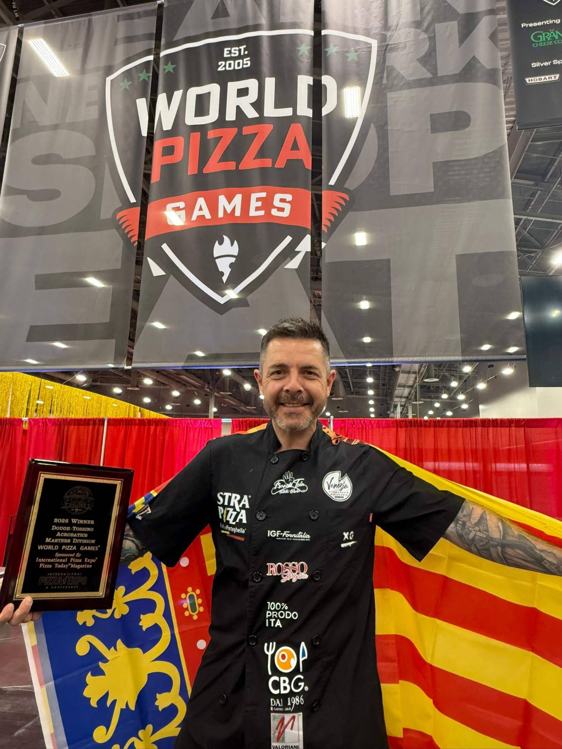 Francis Tolu conquista Las Vegas y se corona campeón en los World Pizza Games