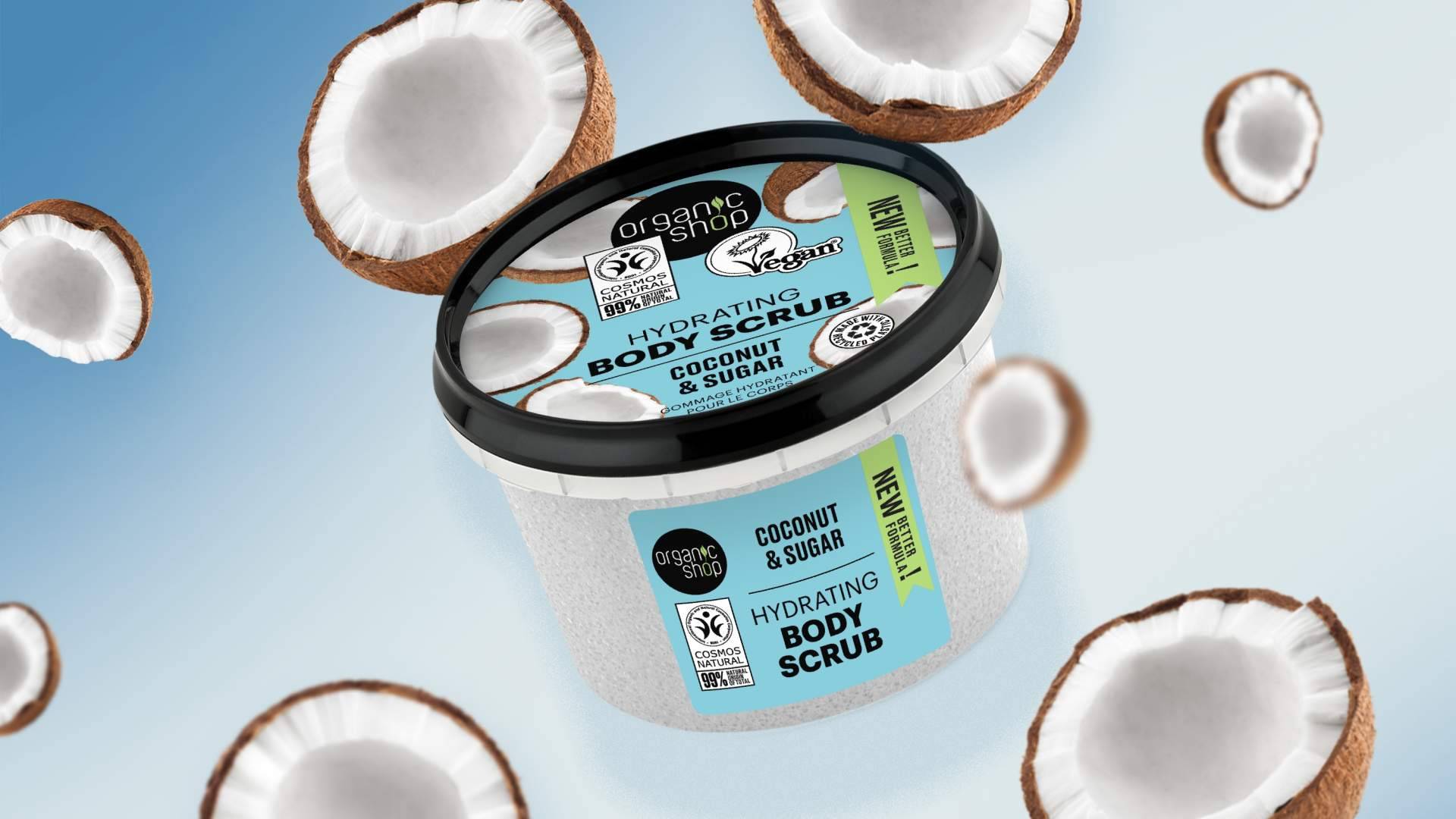Los exfoliantes corporales viven su edad de oro y Organic Shop lidera la tendencia