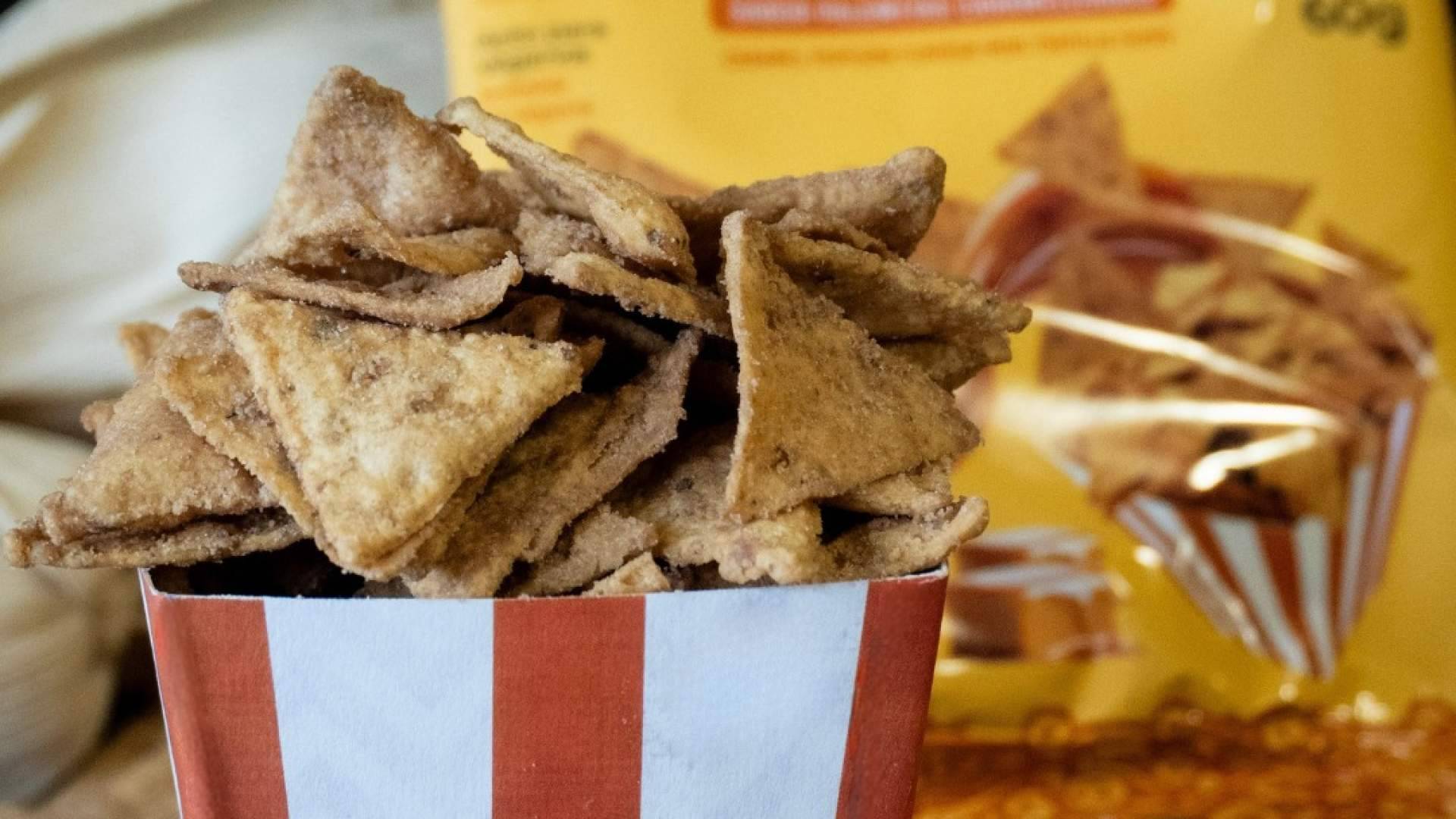 Maíz Maya con la nueva obsesión foodie mezcla lo dulce y lo salado; nuevos totopitos sabor palomitas caramelizadas