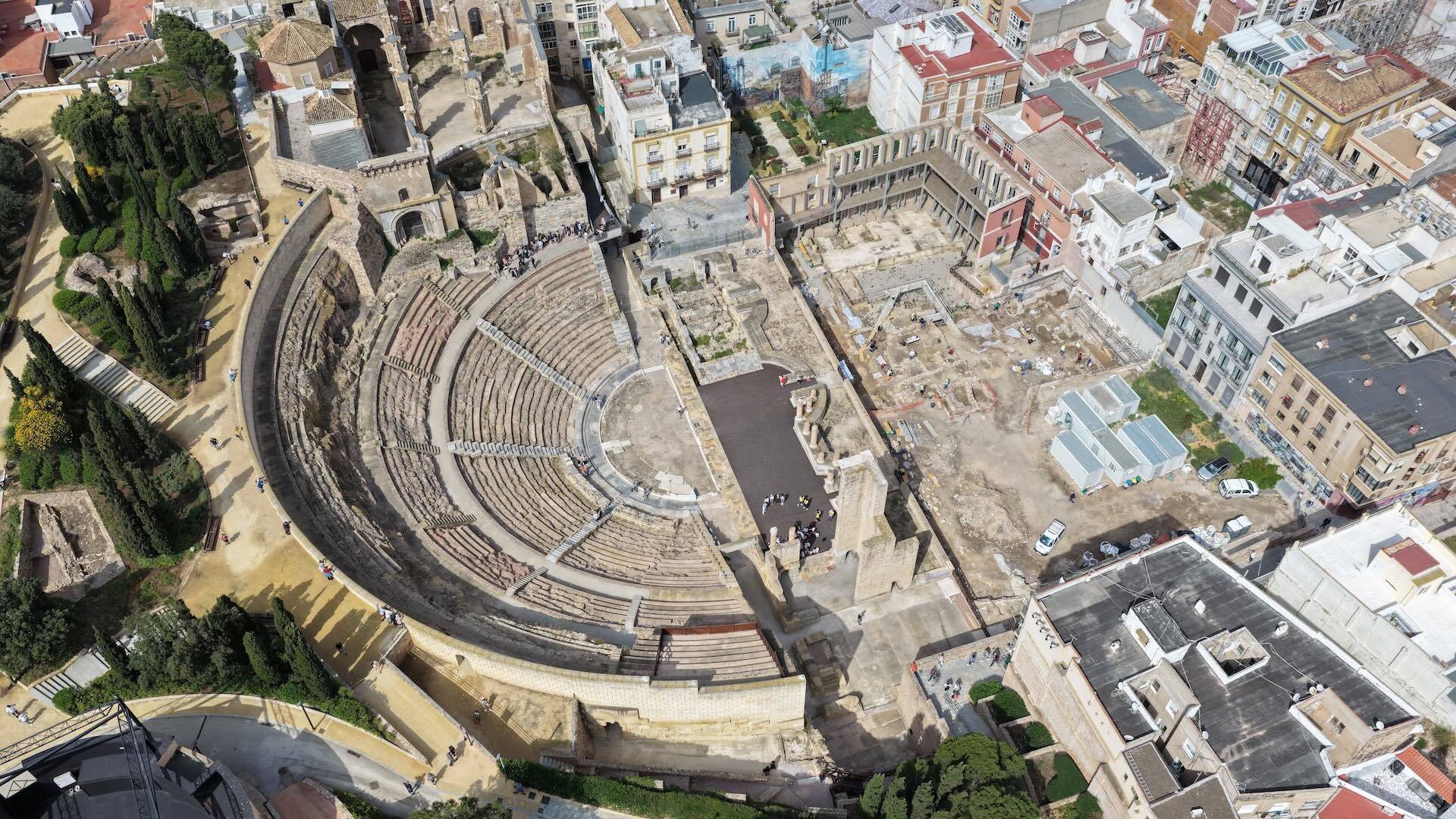 Cartagena Puerto de Culturas une el gran teatro y el Castillo de la Concepción en un circuito que desentierra su joya más desconocida