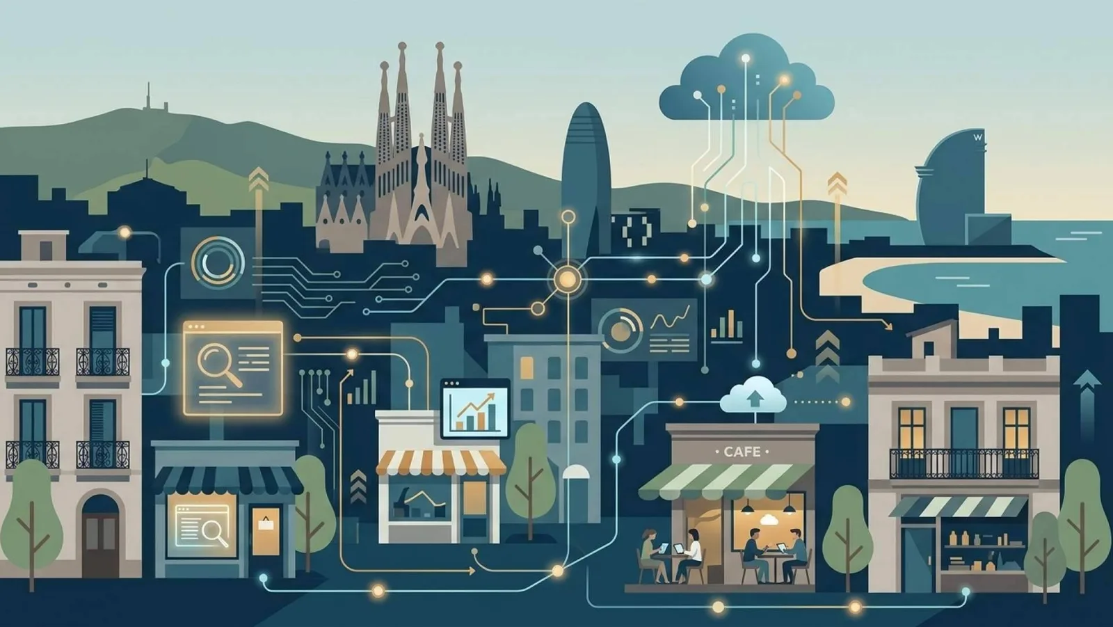 La transformación digital de las pymes en Barcelona pasa por el diseño web y las estrategias de posicionamiento