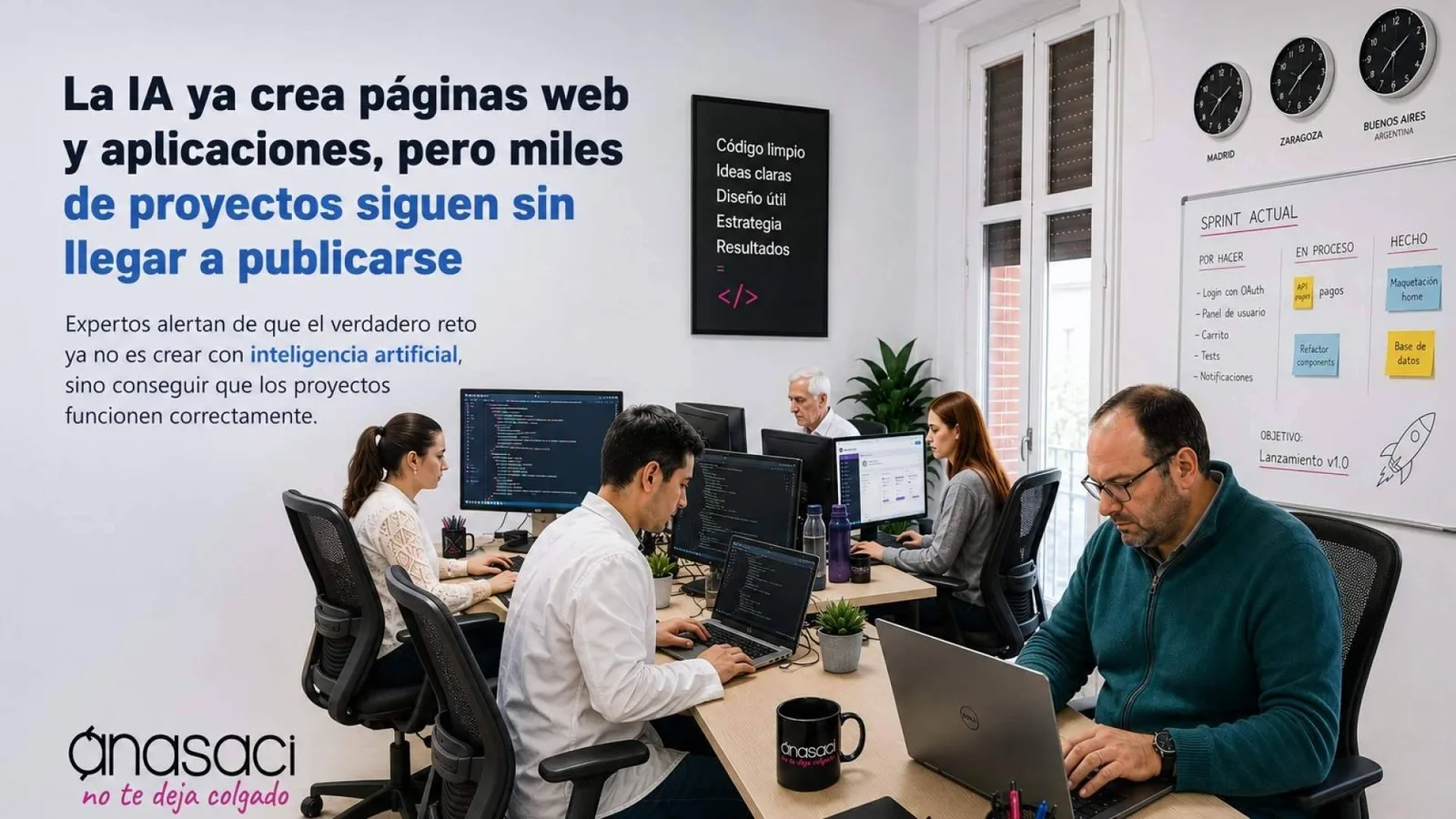 Cada vez se crean más webs y aplicaciones con IA, pero se quedan sin publicar