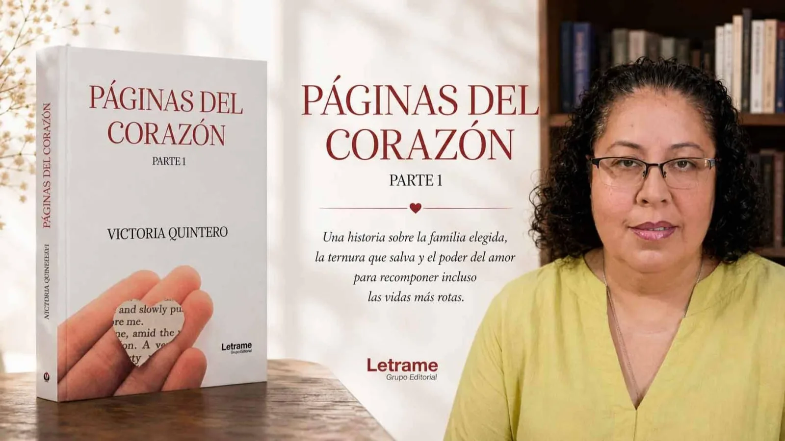 Victoria Quintero Aguilar publica 'Páginas del corazón', una novela juvenil sobre la amistad, la tolerancia y el amor por los libros